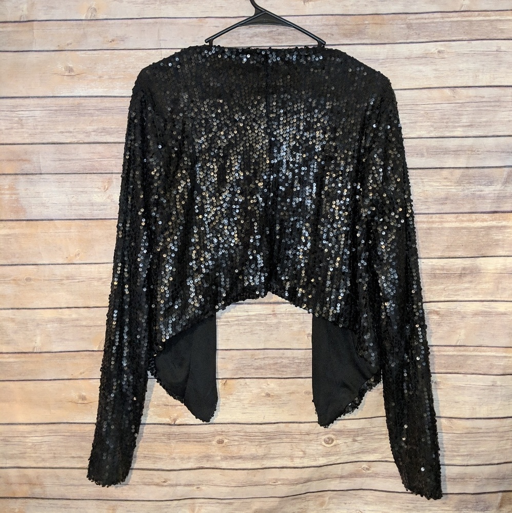 Plus sequins blazer jacket - Picture 2 of 2
